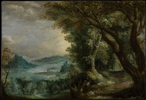 Paysage imaginaire, après 1600